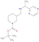 1-Piperidinecarboxylic acid, 3-[[[1-(2-pyrazinyl)ethyl]amino]methyl]-, 1,1-dimethylethyl ester