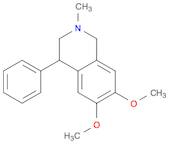 Isoquinoline, 1,2,3,4-tetrahydro-6,7-dimethoxy-2-methyl-4-phenyl-