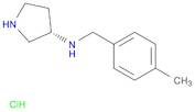 3-Pyrrolidinamine, N-[(4-methylphenyl)methyl]-, hydrochloride (1:1), (3S)-