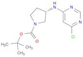 1-Pyrrolidinecarboxylic acid, 3-[(6-chloro-4-pyrimidinyl)amino]-, 1,1-dimethylethyl ester, (3S)-