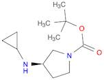 1-Pyrrolidinecarboxylic acid, 3-(cyclopropylamino)-, 1,1-dimethylethyl ester, (3R)-