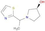 3-Pyrrolidinol, 1-[1-(2-thiazolyl)ethyl]-, (3S)-