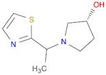 3-Pyrrolidinol, 1-[1-(2-thiazolyl)ethyl]-, (3R)-