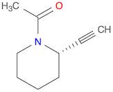 Piperidine, 1-acetyl-2-ethynyl-, (S)- (9CI)