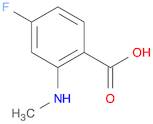 Benzoic acid, 4-fluoro-2-(methylamino)-