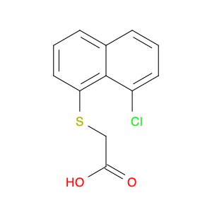 Acetic acid, 2-[(8-chloro-1-naphthalenyl)thio]-