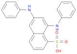 1-Naphthalenesulfonic acid, 6,8-bis(phenylamino)-