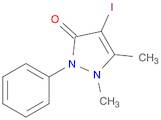 3H-Pyrazol-3-one, 1,2-dihydro-4-iodo-1,5-dimethyl-2-phenyl-