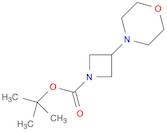 1-Azetidinecarboxylic acid, 3-(4-morpholinyl)-, 1,1-dimethylethyl ester