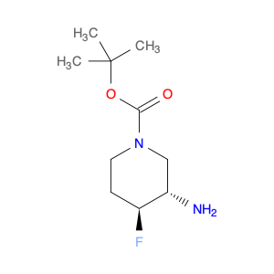 1-Piperidinecarboxylic acid, 3-amino-4-fluoro-, 1,1-dimethylethyl ester, (3S,4S)-