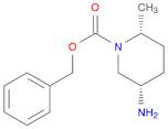 1-Piperidinecarboxylic acid, 5-amino-2-methyl-, phenylmethyl ester, (2R,5S)-