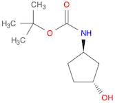 Carbamic acid, N-[(1R,3R)-3-hydroxycyclopentyl]-, 1,1-dimethylethyl ester