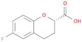 2H-1-Benzopyran-2-carboxylic acid, 6-fluoro-3,4-dihydro-, (2S)-