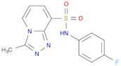 1,2,4-Triazolo[4,3-a]pyridine-8-sulfonamide, N-(4-fluorophenyl)-3-methyl-