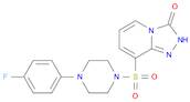 1,2,4-Triazolo[4,3-a]pyridin-3(2H)-one, 8-[[4-(4-fluorophenyl)-1-piperazinyl]sulfonyl]-