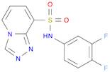 1,2,4-Triazolo[4,3-a]pyridine-8-sulfonamide, N-(3,4-difluorophenyl)-