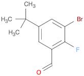 Benzaldehyde, 3-bromo-5-(1,1-dimethylethyl)-2-fluoro-