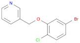 Pyridine, 3-[(5-bromo-2-chlorophenoxy)methyl]-