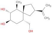 Spiro[4.5]decane-8,9-diol, 6-(hydroxymethyl)-10-methyl-2-(1-methylethenyl)-, (2R,5R,6R,8R,9R,10S)-