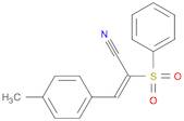 2-Propenenitrile, 3-(4-methylphenyl)-2-(phenylsulfonyl)-, (2E)-