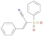 2-Propenenitrile, 3-phenyl-2-(phenylsulfonyl)-, (2E)-