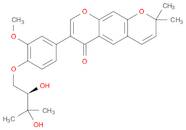 2H,6H-Benzo[1,2-b:5,4-b']dipyran-6-one, 7-[4-[(2R)-2,3-dihydroxy-3-methylbutoxy]-3-methoxyphenyl]-…