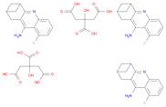 2,4-Methanoacridin-9-amine, 8-fluoro-1,2,3,4-tetrahydro-, 2-hydroxy-1,2,3-propanetricarboxylate ...