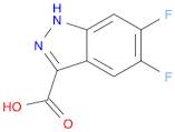 1H-Indazole-3-carboxylic acid, 5,6-difluoro-