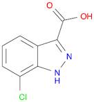 1H-Indazole-3-carboxylic acid, 7-chloro-