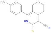 4-Isoquinolinecarbonitrile, 2,3,5,6,7,8-hexahydro-1-(4-methylphenyl)-3-thioxo-