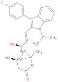 6-Heptenoic acid, 7-[3-(4-fluorophenyl)-1-(1-methylethyl)-1H-indol-2-yl]-3,5-dihydroxy-, 1,1-dimet…