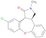 1H-Dibenz[2,3:6,7]oxepino[4,5-c]pyrrol-1-one, 11-chloro-2,3,3a,12b-tetrahydro-2-methyl-, (3aR,12...