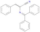 2-Propenenitrile, 2-[(diphenylmethylene)amino]-3-phenyl-