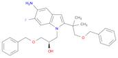 1H-Indole-1-ethanol, 5-amino-2-[1,1-dimethyl-2-(phenylmethoxy)ethyl]-6-fluoro-α-[(phenylmethoxy)...