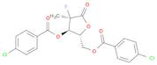 D-erythro-Pentonic acid, 2-deoxy-2-fluoro-2-methyl-, γ-lactone, 3,5-bis(4-chlorobenzoate), (2R)-