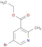 3-Pyridinecarboxylic acid, 5-bromo-2-methyl-, ethyl ester