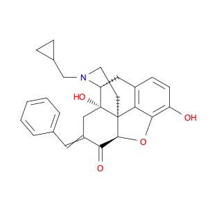 Morphinan-6-one, 17-(cyclopropylmethyl)-4,5-epoxy-3,14-dihydroxy-7-(phenylmethylene)-, (5α)-