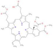 24H,26H-Benzo[b]porphine-9,13-dipropanoic acid, 18-ethenyl-4,4a-dihydro-3,4-bis(methoxycarbonyl)...