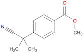 Benzoic acid, 4-(1-cyano-1-methylethyl)-, methyl ester