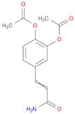 2-Propenamide, 3-[3,4-bis(acetyloxy)phenyl]-