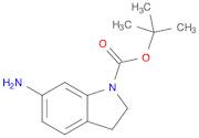 1H-Indole-1-carboxylic acid, 6-amino-2,3-dihydro-, 1,1-dimethylethyl ester