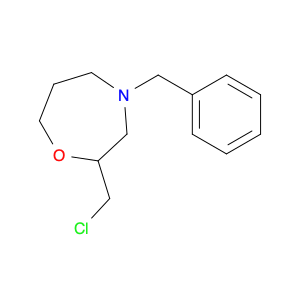 1,4-Oxazepine, 2-(chloromethyl)hexahydro-4-(phenylmethyl)-