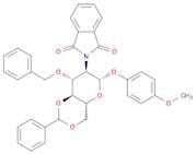 β-D-Glucopyranoside, 4-methoxyphenyl 2-deoxy-2-(1,3-dihydro-1,3-dioxo-2H-isoindol-2-yl)-3-O-(pheny…