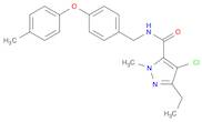 1H-Pyrazole-5-carboxamide, 4-chloro-3-ethyl-1-methyl-N-[[4-(4-methylphenoxy)phenyl]methyl]-