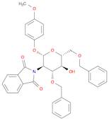 β-D-Glucopyranoside, 4-methoxyphenyl 2-deoxy-2-(1,3-dihydro-1,3-dioxo-2H-isoindol-2-yl)-3,6-bis-...