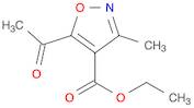 4-Isoxazolecarboxylic acid, 5-acetyl-3-methyl-, ethyl ester