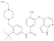 Benzamide, N-[4-[(4-ethyl-1-piperazinyl)methyl]-3-(trifluoromethyl)phenyl]-4-methyl-3-(1H-pyrrolo[…