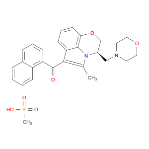 Methanone, [(3R)-2,3-dihydro-5-methyl-3-(4-morpholinylmethyl)pyrrolo[1,2,3-de]-1,4-benzoxazin-6-yl…