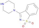 1,2-Benzisothiazole, 3-(1-piperazinyl)-, 1,1-dioxide