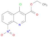 3-Quinolinecarboxylic acid, 4-chloro-8-nitro-, ethyl ester